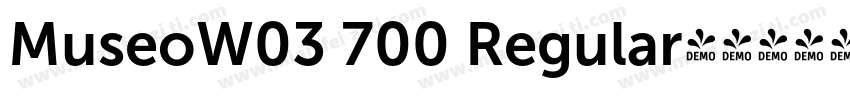 MuseoW03 700 Regular字体转换